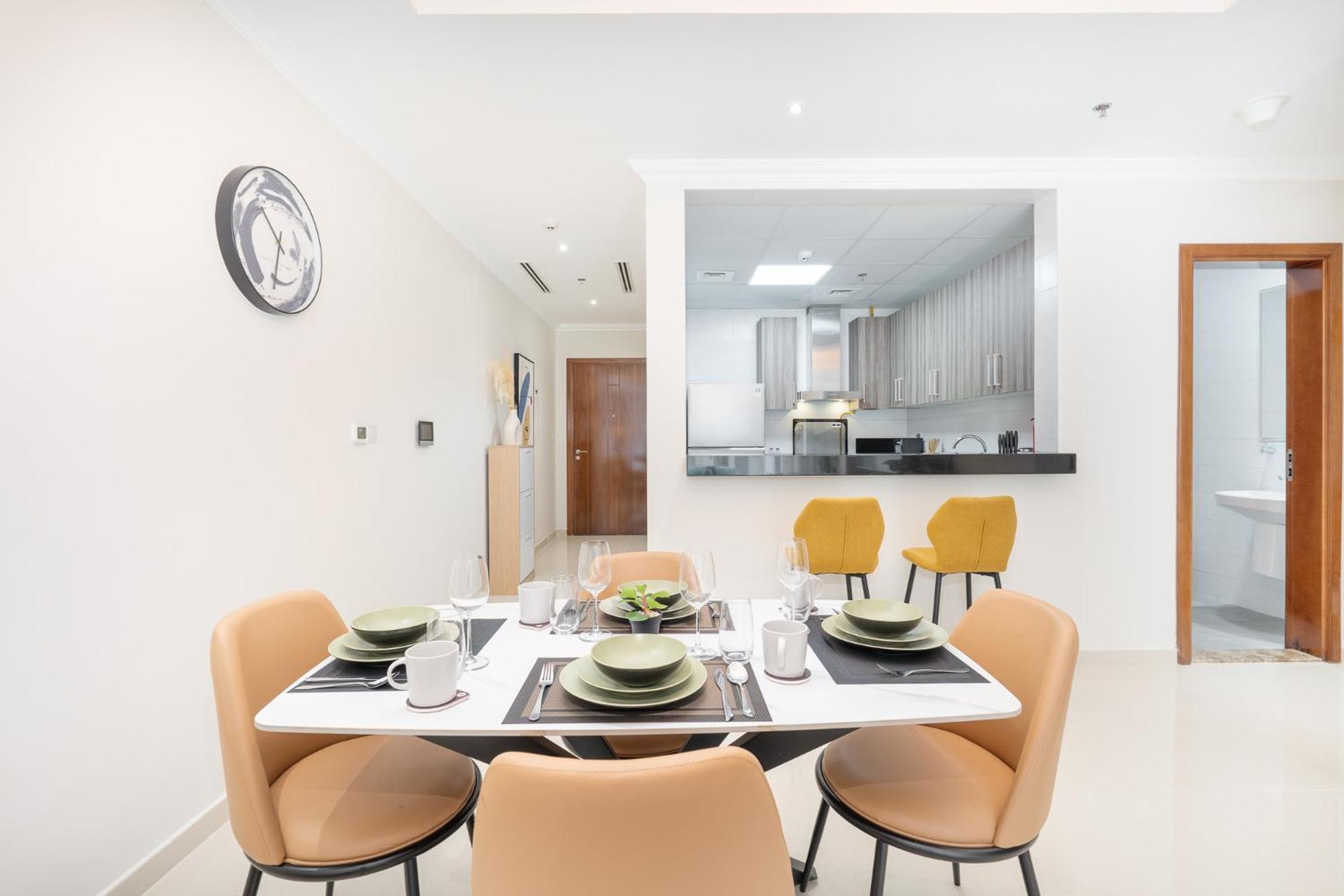 Heaven Crest Vacation Homes Downtown - Studio And 1 Bedroom Suites 2 Minute Walk To Dubai Mall And Burj Khalifa Exterior foto